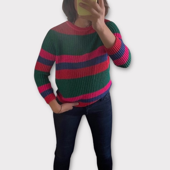 Color Blocking Knit Sweater Isabella D - Picture 1 of 10